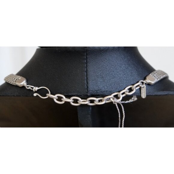 NEW Sarah Cavender Metalworks silver necklace and earrings set - Picture 5 of 6